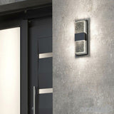 Artika Mazza Bubble LED wall light in black, imported from the UK