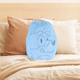 Costco UK Disney Bluey Faux Rabbit Fur Oversized Cushion- Buy online at McGrocer