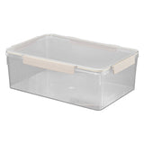 Superdrug Livingandhome Transparent PET Badge Storage Box with Sealed Lid- Buy online at McGrocer