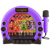 Rainbow High Sing-A-Long Boombox toy with microphone and handle, imported from the UK