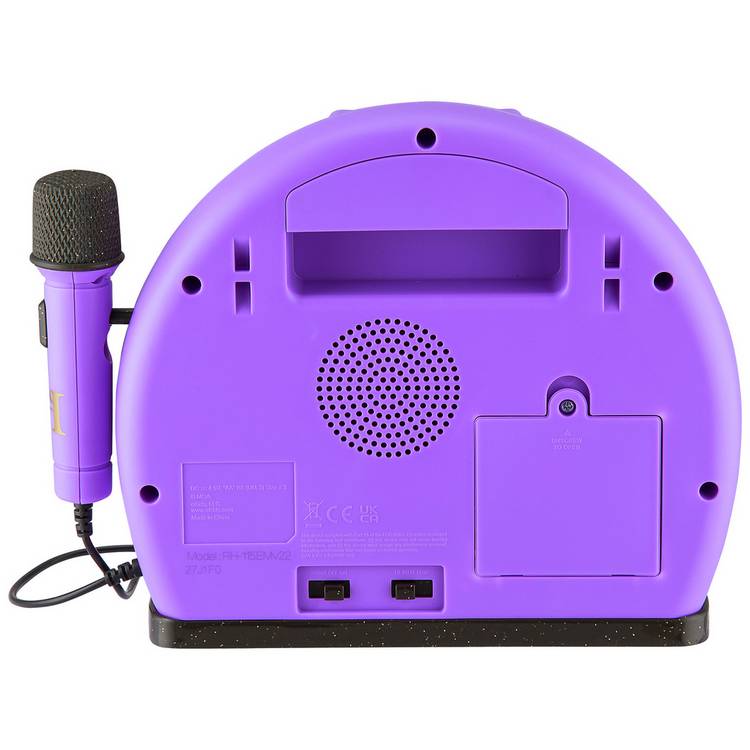 Rainbow High Sing-A-Long Boombox toy with microphone and handle, imported from the UK