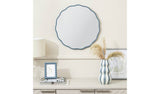 Argos Habitat Blue Wavy Wall Mirror - 50x50cm- Buy online at McGrocer