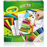Crayola Mosaic Madness art set with pipsqueak markers and mosaic tiles - British product