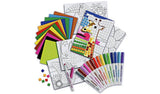 Crayola Mosaic Madness art set with pipsqueak markers and mosaic tiles - British product