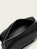 AllSaints black Ares micro cross-body bag (British brand)