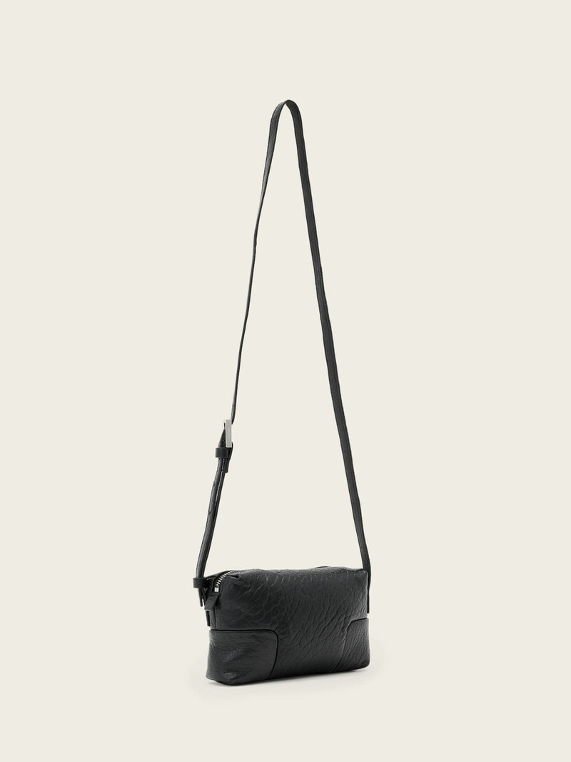 AllSaints black Ares micro cross-body bag (British brand)