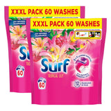 Surf laundry capsules 2x60 wash, imported from the UK