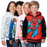 Kids plush hoodie with character themes for ages 3-7 years - British product