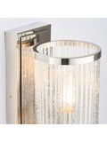 Gallery Home Yazmin wall light, silver finish (British brand)