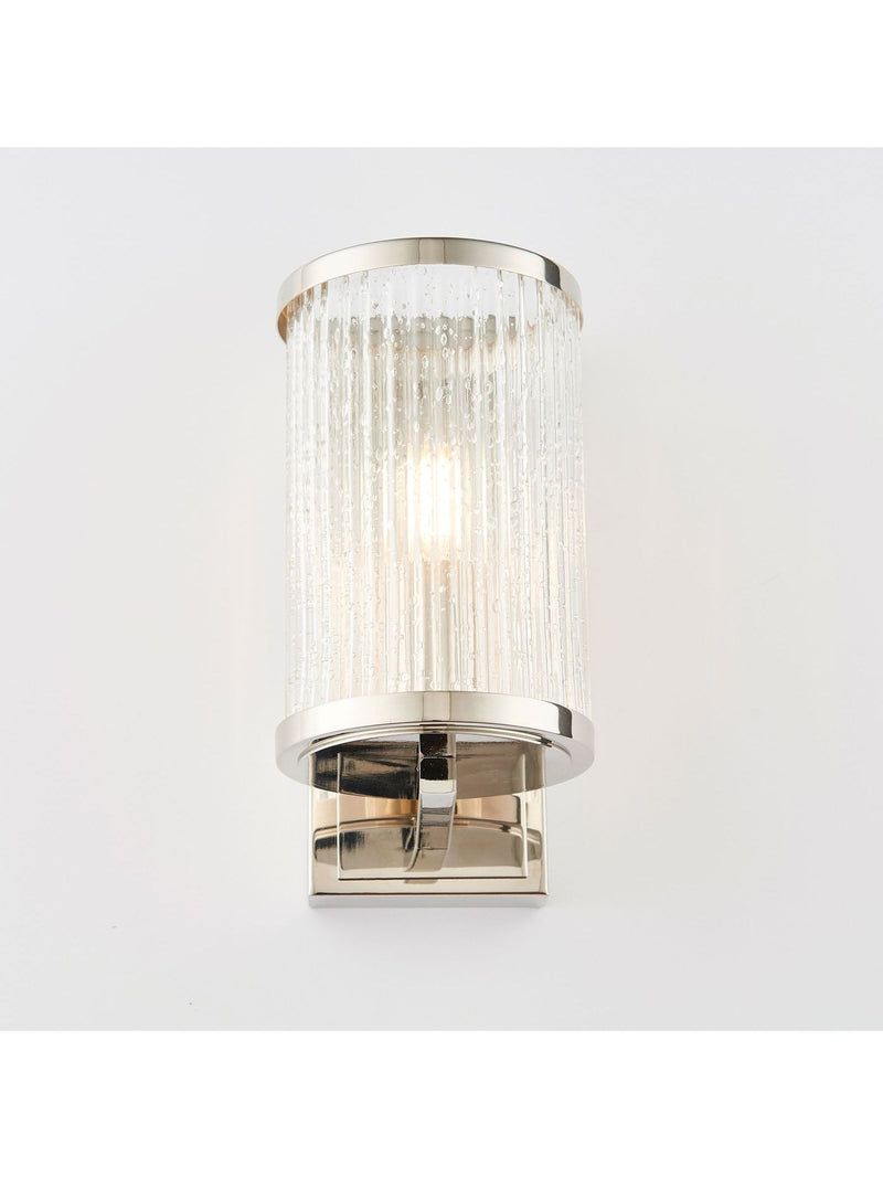 Gallery Home Yazmin wall light, silver finish (British brand)