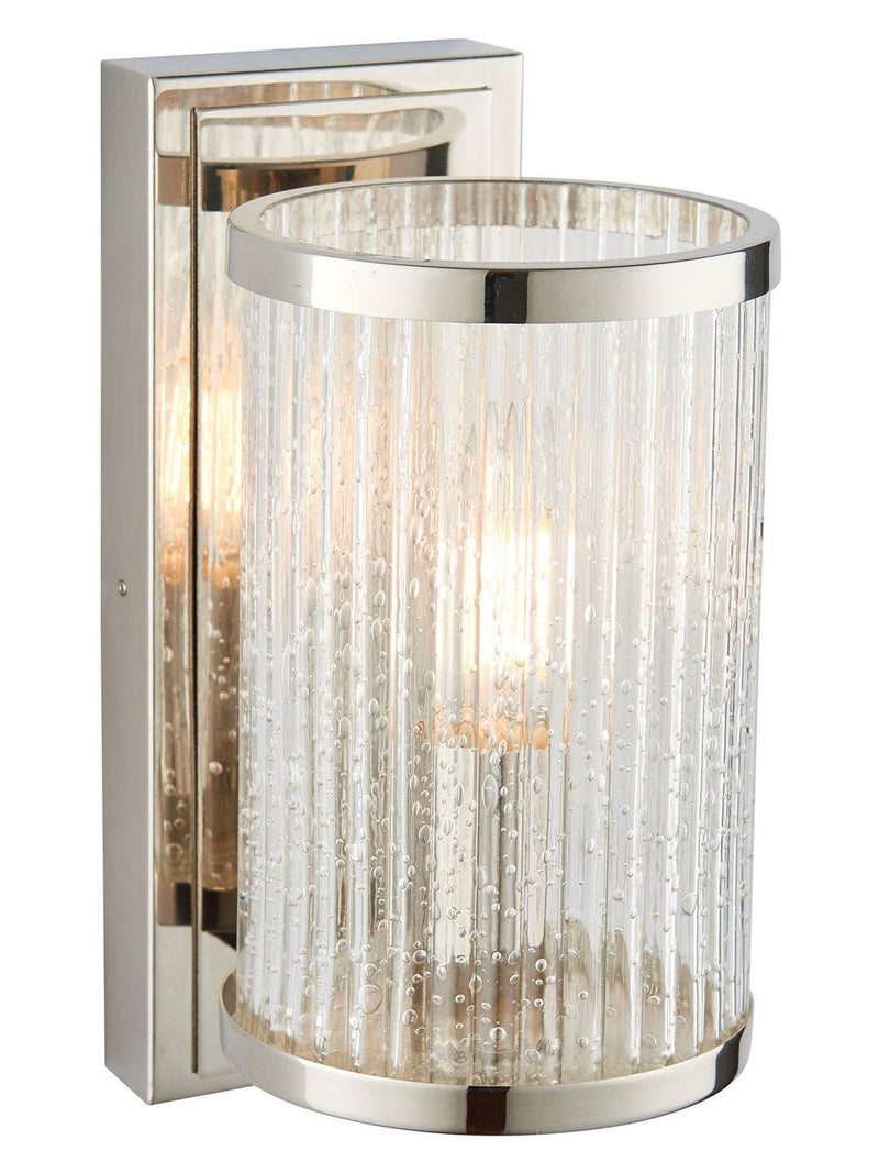 Gallery Home Yazmin wall light, silver finish (British brand)
