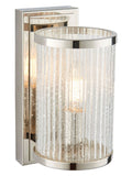 Gallery Home Yazmin wall light, silver finish (British brand)