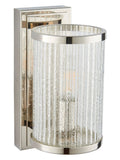 Gallery Home Yazmin wall light, silver finish (British brand)