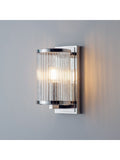 Gallery Home Yazmin wall light, silver finish (British brand)