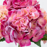 Nearly Natural artificial hydrangea pink vase 30cm - British product