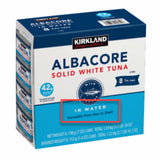 Kirkland Signature solid white tuna in brine 8x198g - British product