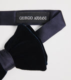 Giorgio Armani velvet bow tie, made in Italy - British product