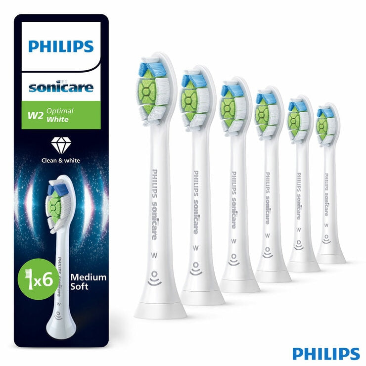 Philips Sonicare Optimal White brush heads 6 pack (British brand)