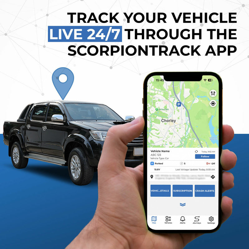 ScorpionTrack S5 vehicle tracking system - British product