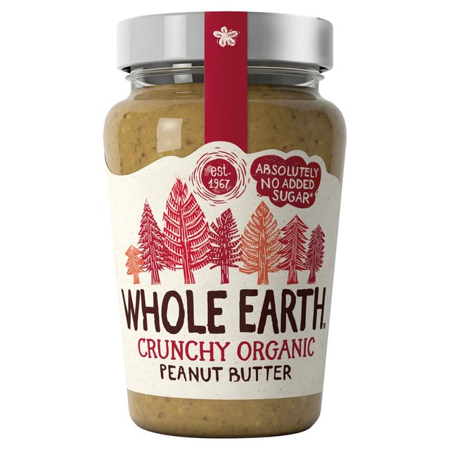 Whole Earth Organic Crunchy Peanut Butter 340g GOODS M&S