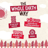 Whole Earth Organic Crunchy Peanut Butter 340g GOODS M&S