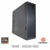 CyberPowerPC Desktop PC AMD Ryzen 7 16GB RAM 500GB SSD, imported from the UK