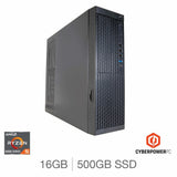 CyberPowerPC AMD Ryzen 5 desktop PC with 16GB RAM, UK version