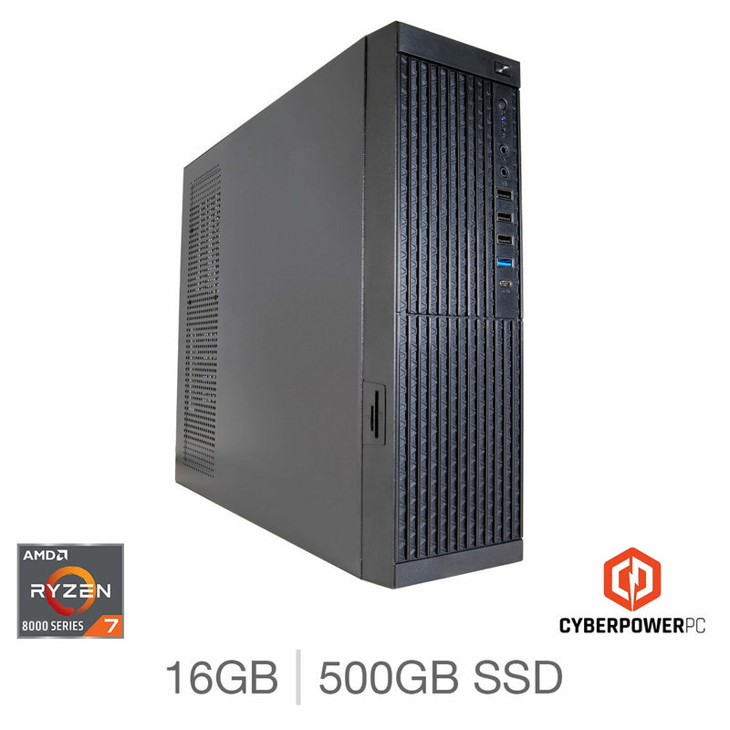 CyberPowerPC Desktop PC AMD Ryzen 7 16GB RAM 500GB SSD, imported from the UK