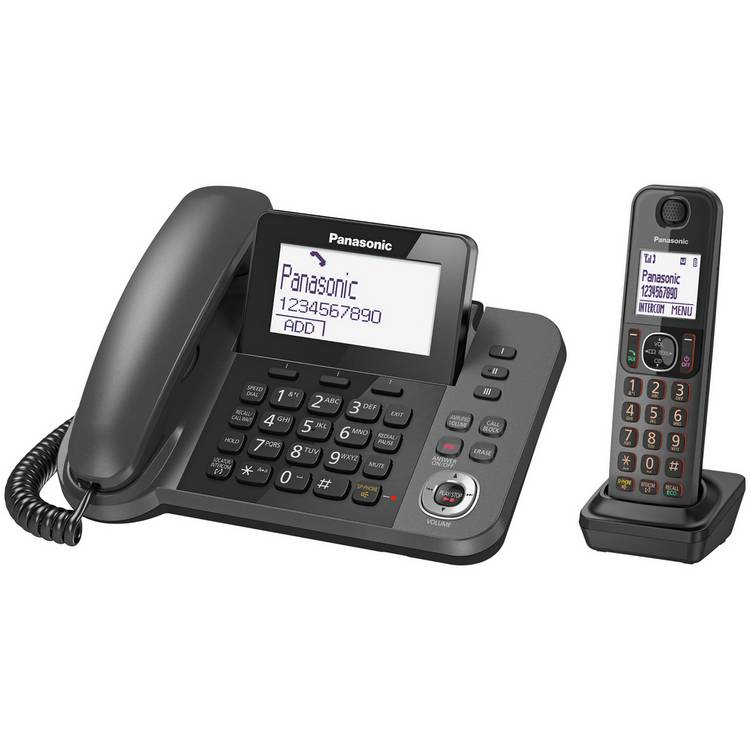 Panasonic KX-TGF320 combo telephone with answer machine - British product