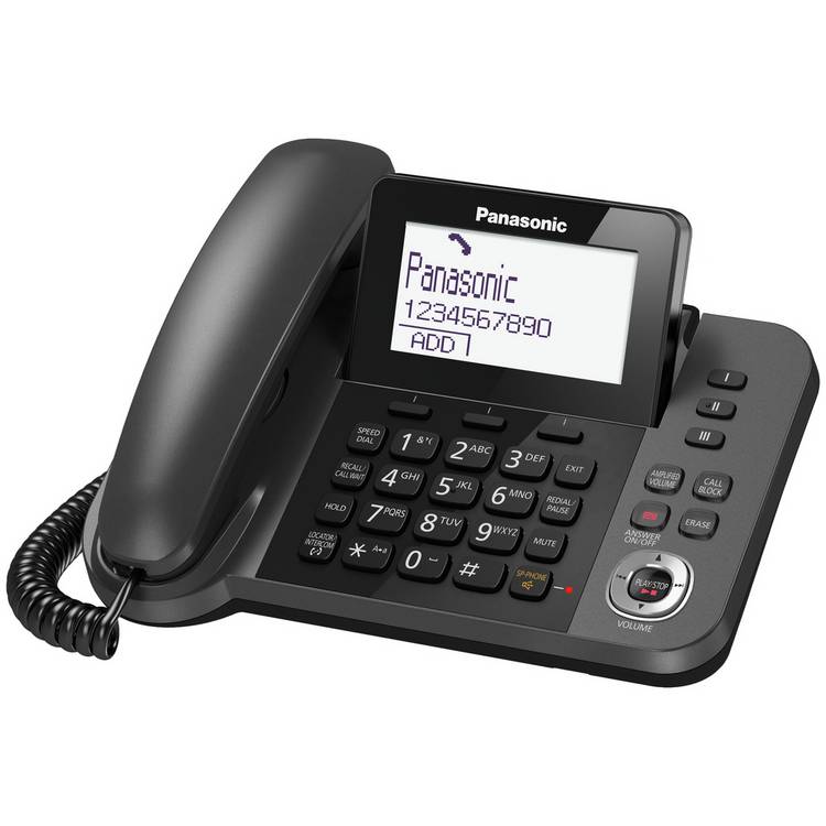 Panasonic KX-TGF320 combo telephone with answer machine - British product