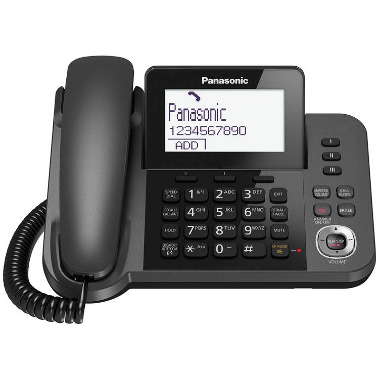 Panasonic KX-TGF320 combo telephone with answer machine - British product