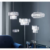 Argos Home Prism chrome wall light, clear faceted shade - British product