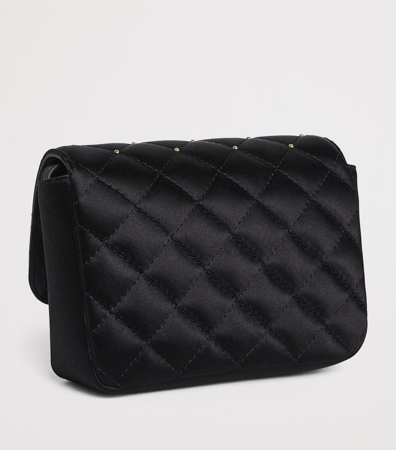 Versace Kids satin quilted handbag (British brand)