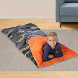 Costco UK Ashford Home Faux Fur Slumber Bag Blanket Camoflauge 137 x 142 cm- Buy online at McGrocer