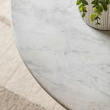 Gallery Seville green coffee table with marble top (British brand)