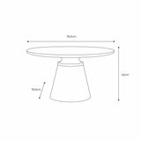 Gallery Seville blue coffee table marble top glass base (British brand)
