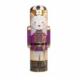 Silver Crane Christmas Nutcracker fudge tin three colours 300g (British brand)