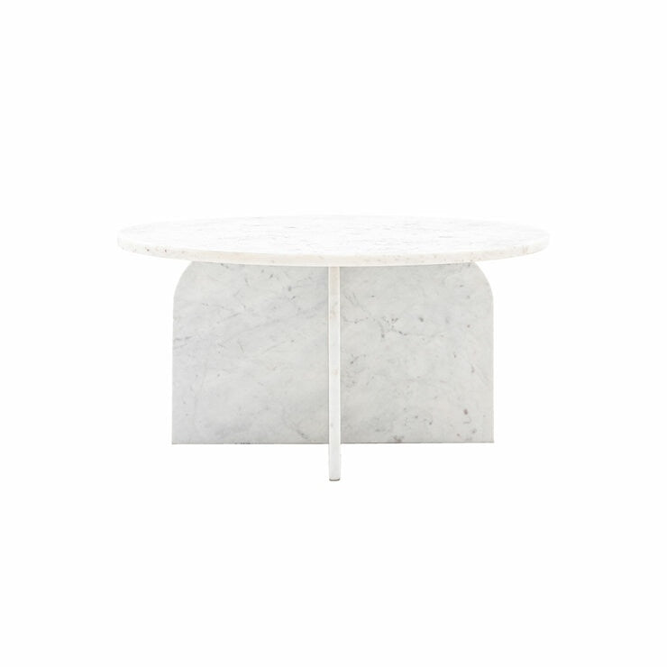 Gallery Amalfi white marble coffee table, UK version