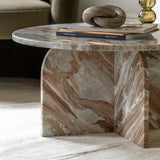 Gallery Amalfi natural marble coffee table 80 cm, UK version