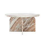 Gallery Amalfi natural marble coffee table 80 cm, UK version