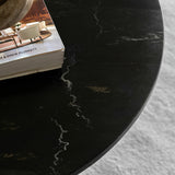 Gallery black marble coffee table 80 cm (British brand)