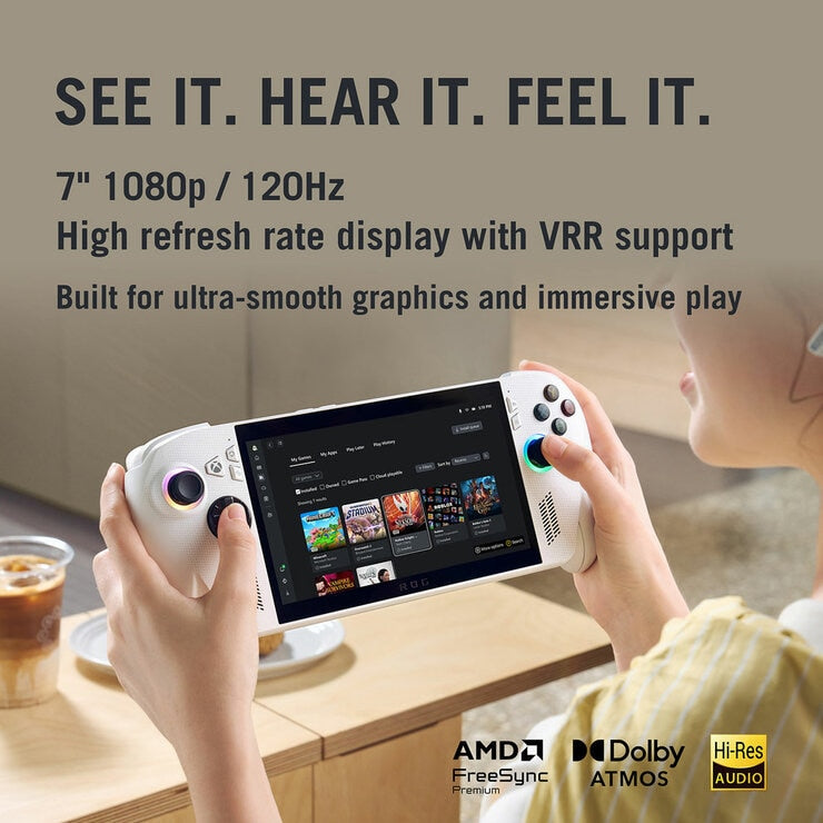 ASUS ROG Ally handheld gaming console 7 inch (British brand)