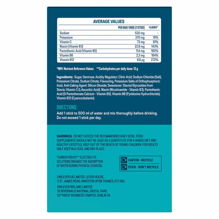 Liquid I.V. Passion Fruit electrolyte powder 30 sachets, imported from the UK
