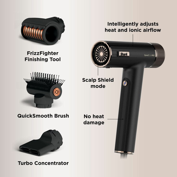 Shark SpeedStyle Pro hair dryer system HD731UK, imported from the UK