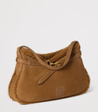 Miu Miu Aventure shoulder bag suede shearling, UK version