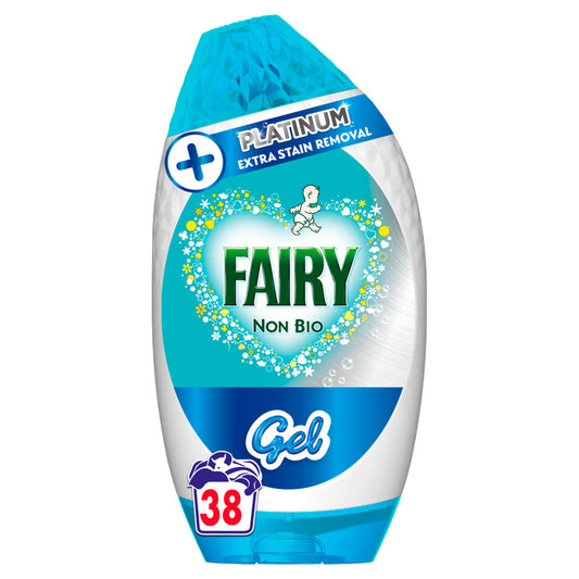 Fairy Non Bio Washing Liquid Gel 38 Washes, Original General Household ASDA   