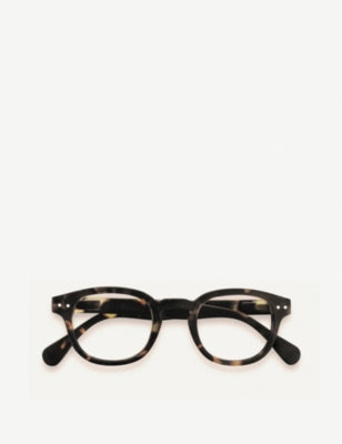 Izipizi Letmesee tortoiseshell square reading glasses +3.00, imported from the UK