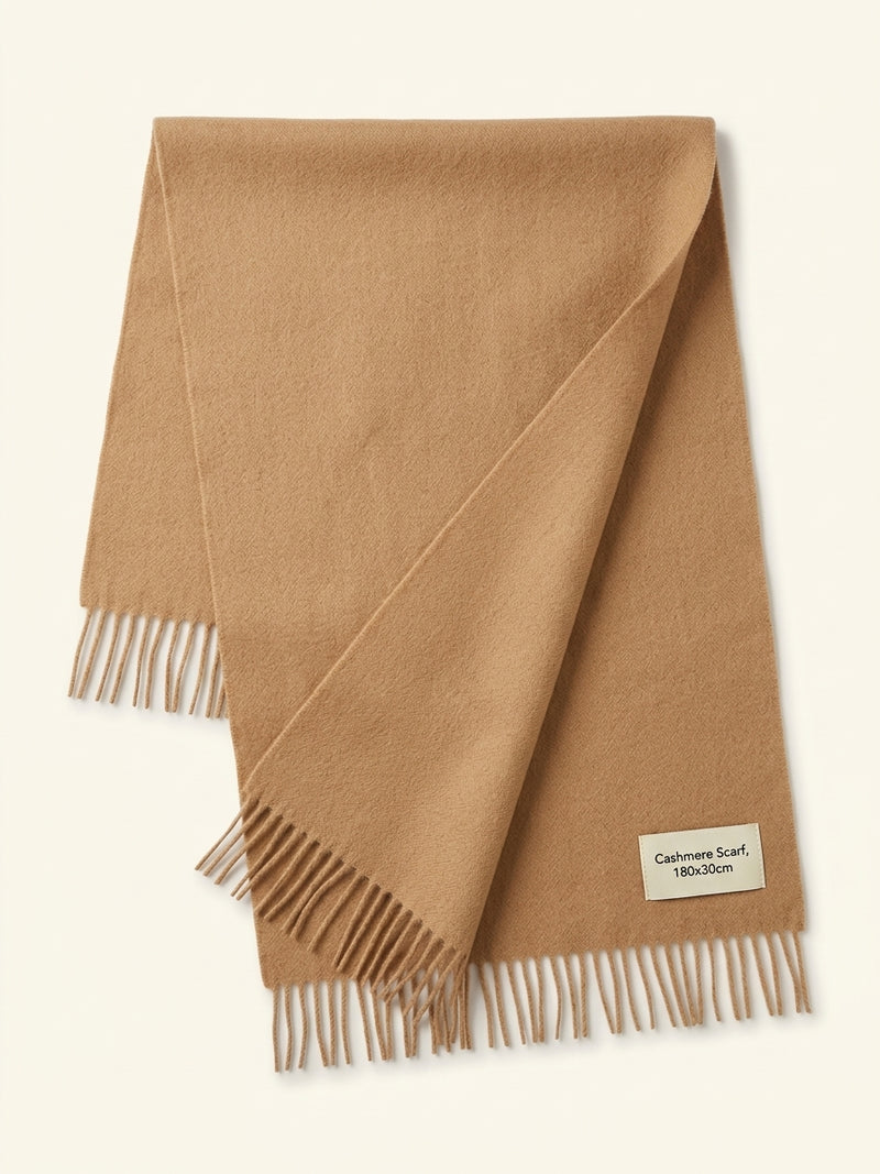 Mulberry merino wool check scarf 70x195cm - British product