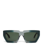 Alaïa acetate melted rectangular sunglasses, imported from the UK