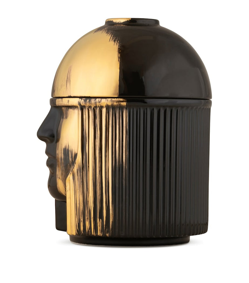 GINORI 1735 porcelain diffuser holder with gold drip, 15cm high, UK version